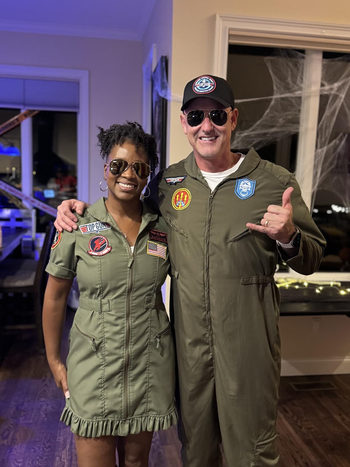 Leg Avenue womens Licensed Top Gun Flight Dress Costume customer photo 1