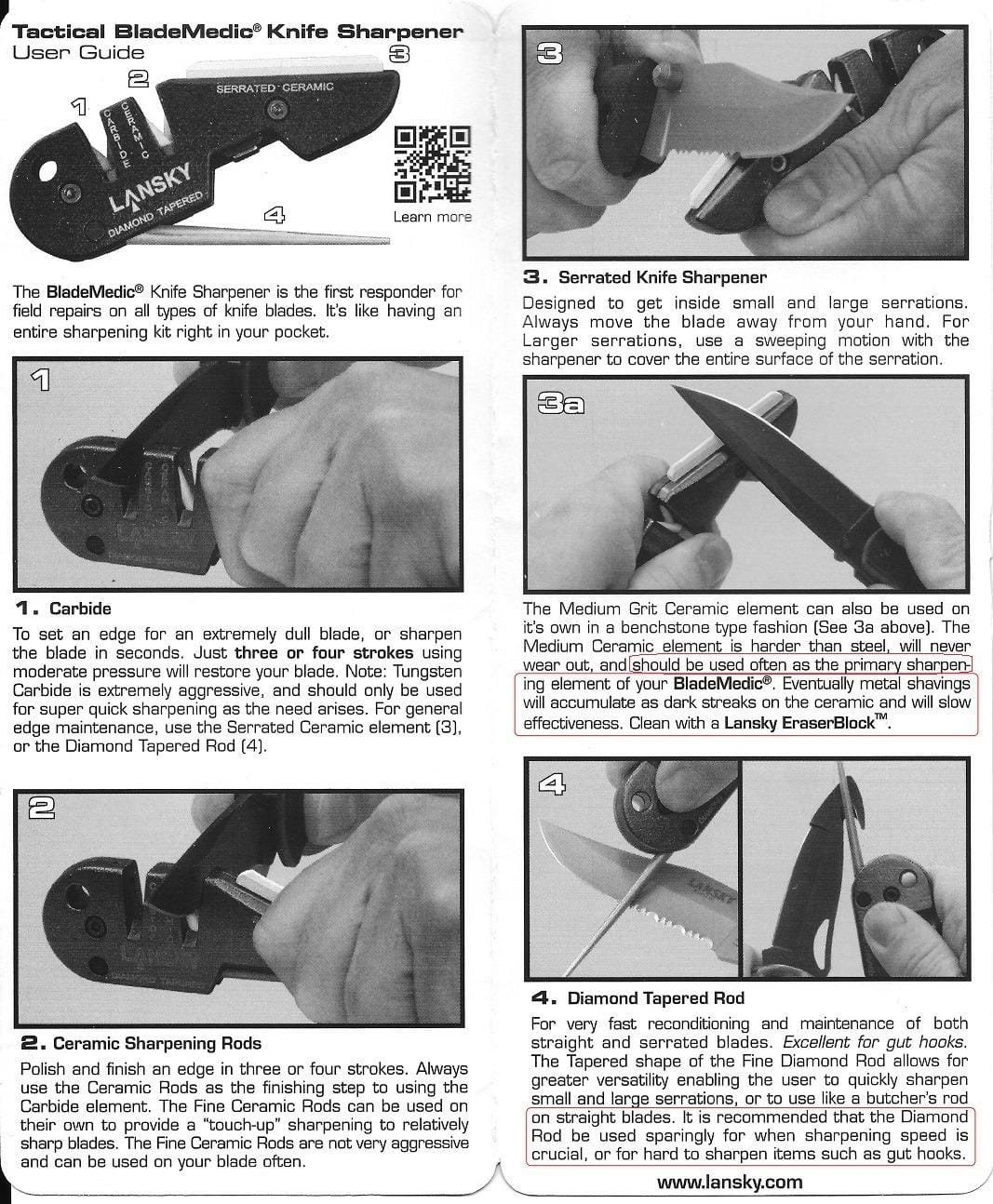 Lanksy Blademedic 4-in-1 Knife Sharpener - PS-MED01 customer photo 1