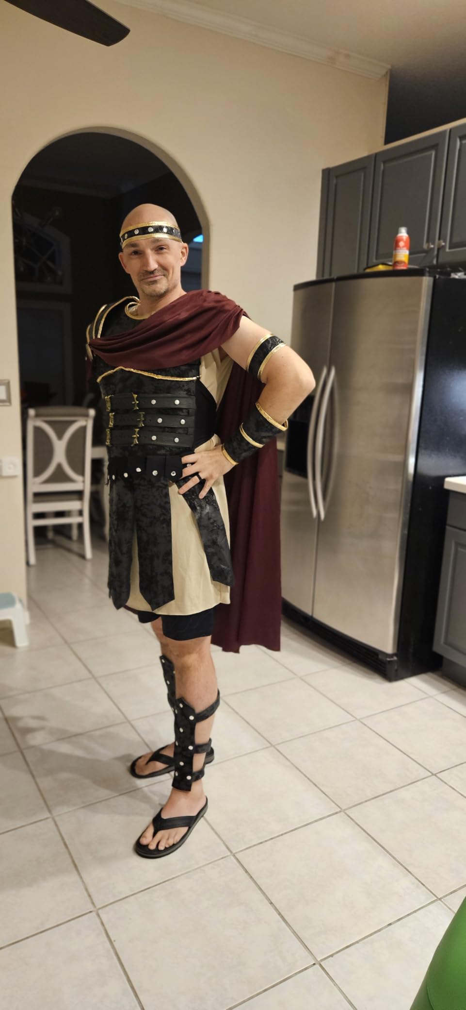California Costumes Men's Roman Gladiator Adult customer photo 2