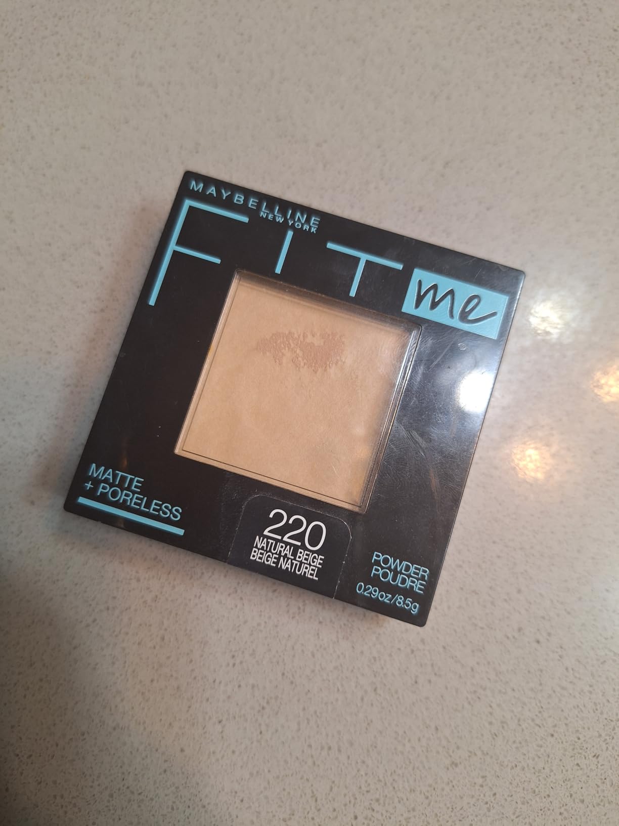Maybelline Fit Me Matte + Poreless Pressed Face Powder Makeup & Setting Powder, Classic Ivory, 1 Count customer photo 1