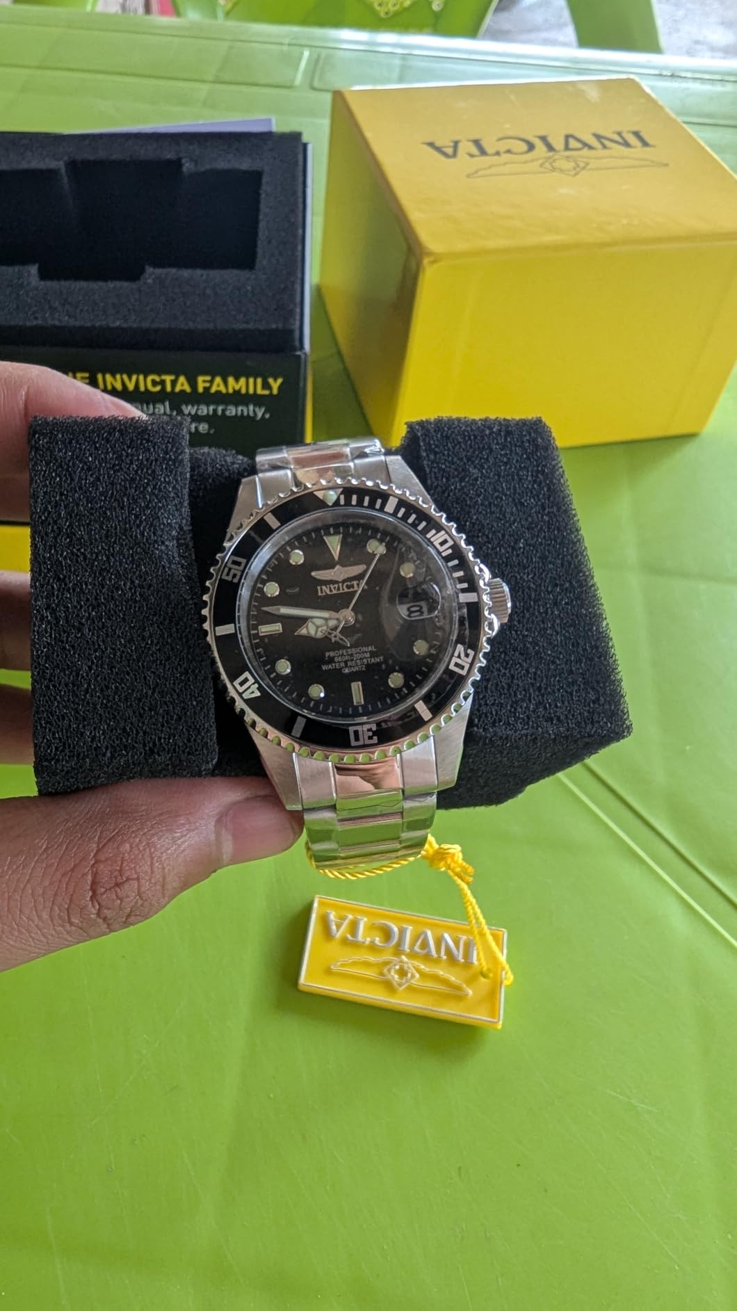 Invicta Men's 8932OB Pro Diver Analog Display Quartz Silver Watch customer photo 2