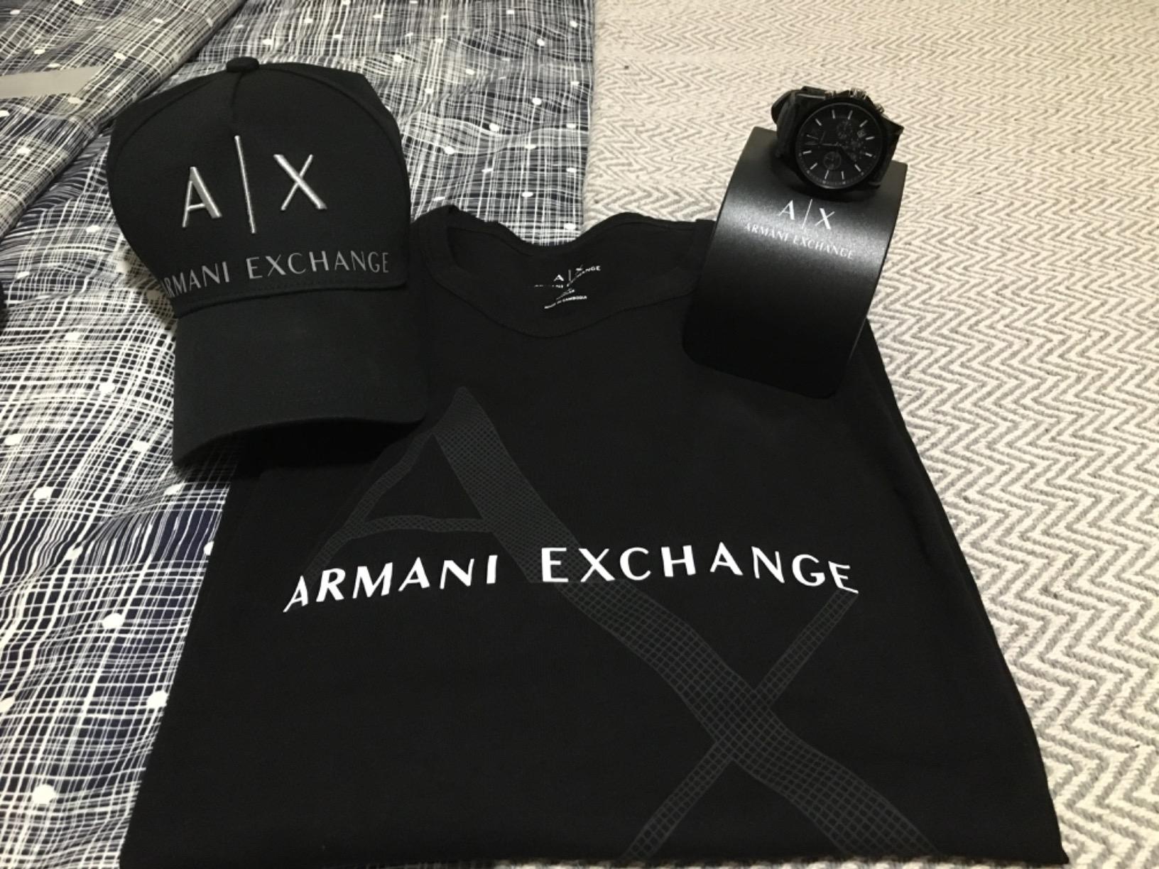 Armani Exchange A|X Stainless Steel Chronograph Watch for Men customer photo 2