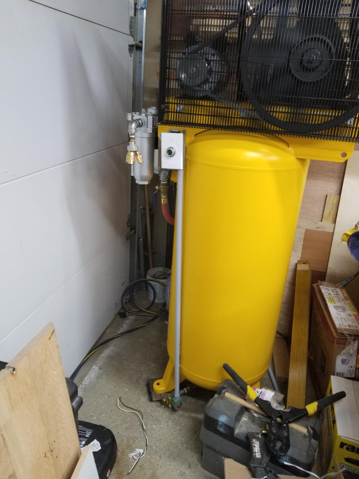 60 Gal. 175 PSI Two Stage Stationary Electric Air Compressor customer photo 1