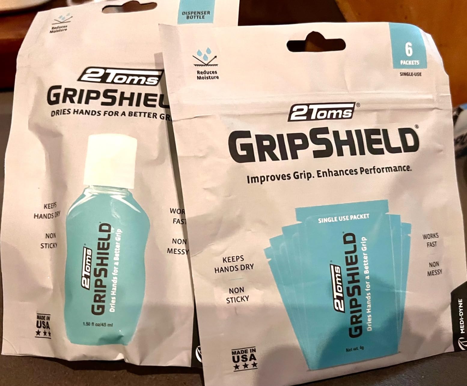 2Toms GripShield Non-Sticky Grip Enhancer for Sweaty Hands customer photo 1