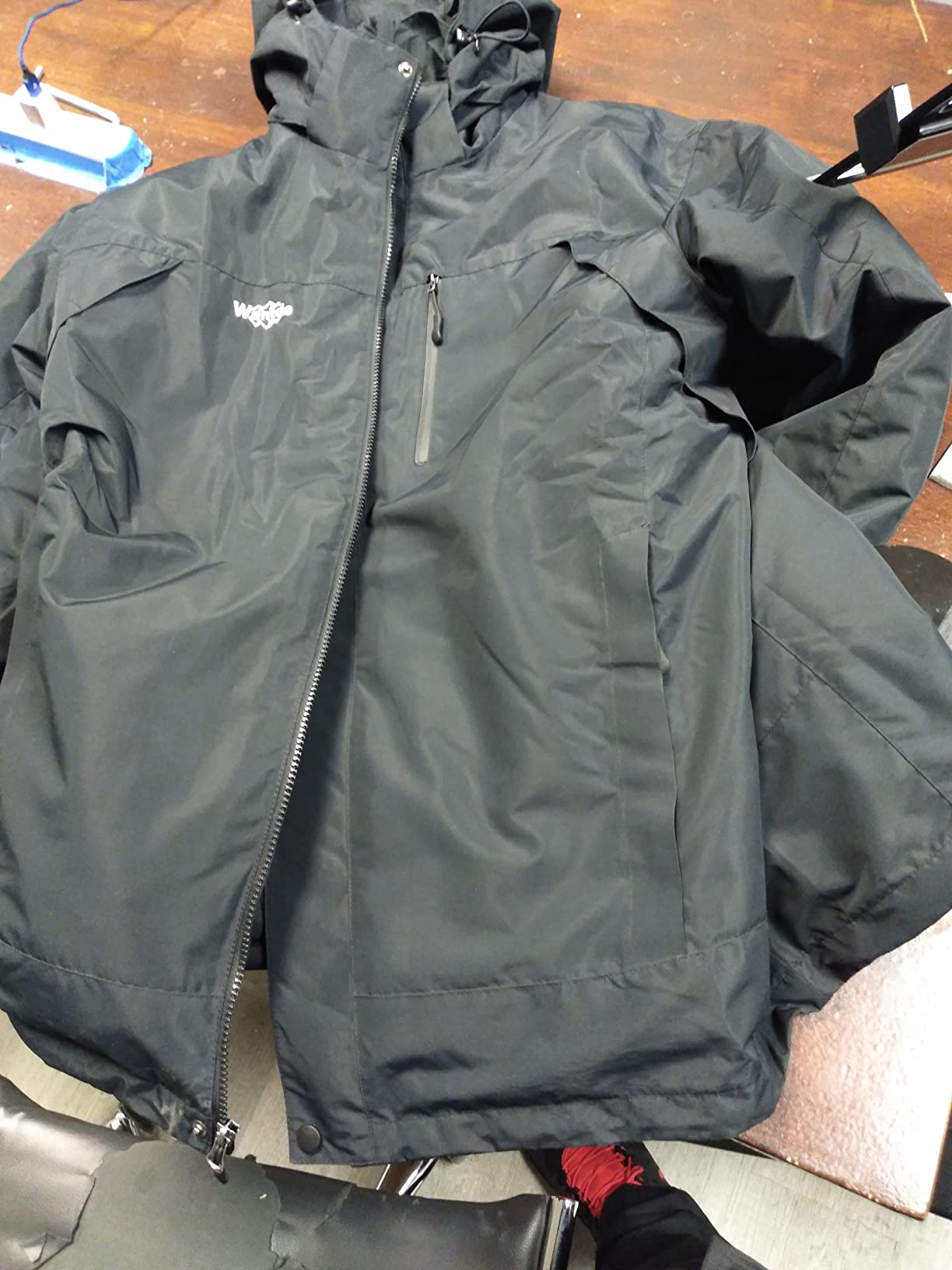 wantdo Men's 3 in 1 Ski Jacket Winter Jackets with Detachable Puffer Coat customer photo 2