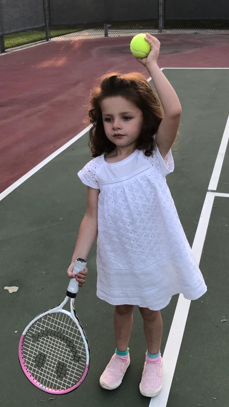 Kids Tennis Racket with Training Videos – Aluminum Youth Tennis Racket with Neoprene Handle for Children Age 5-12 – Learn Faster and Play Better by Street Tennis Club customer photo 1