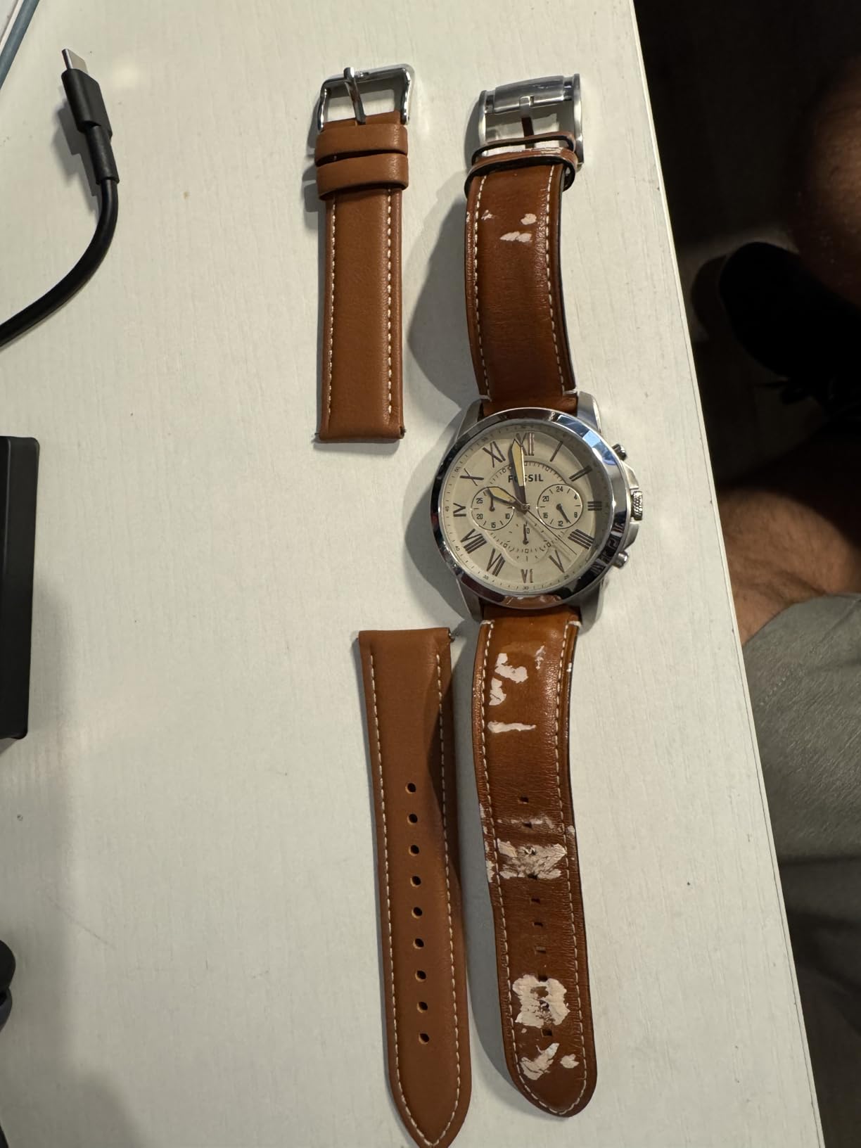Fullmosa 12/14/16/18/19/20/21/22/24mm Quick Release Leather Watch Band customer photo 1