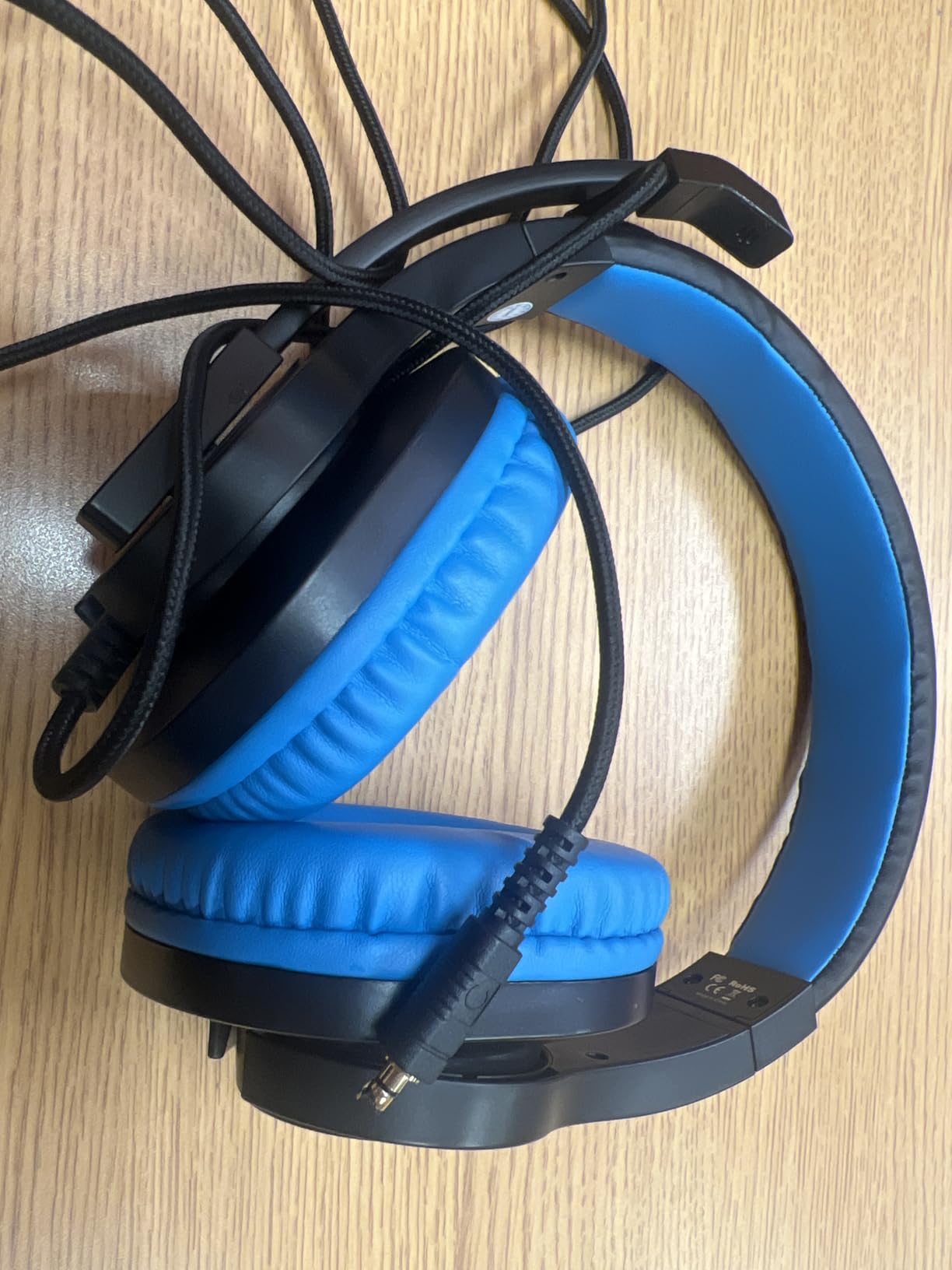 BlueFire Kids Headphones for Online School, Children, Teens, Boys, Girls, 3.5mm Stereo Over-Ear Gaming Headphone with Microphone and Volume Control for PS4, PS5, New Xbox One(Blue) customer photo 1