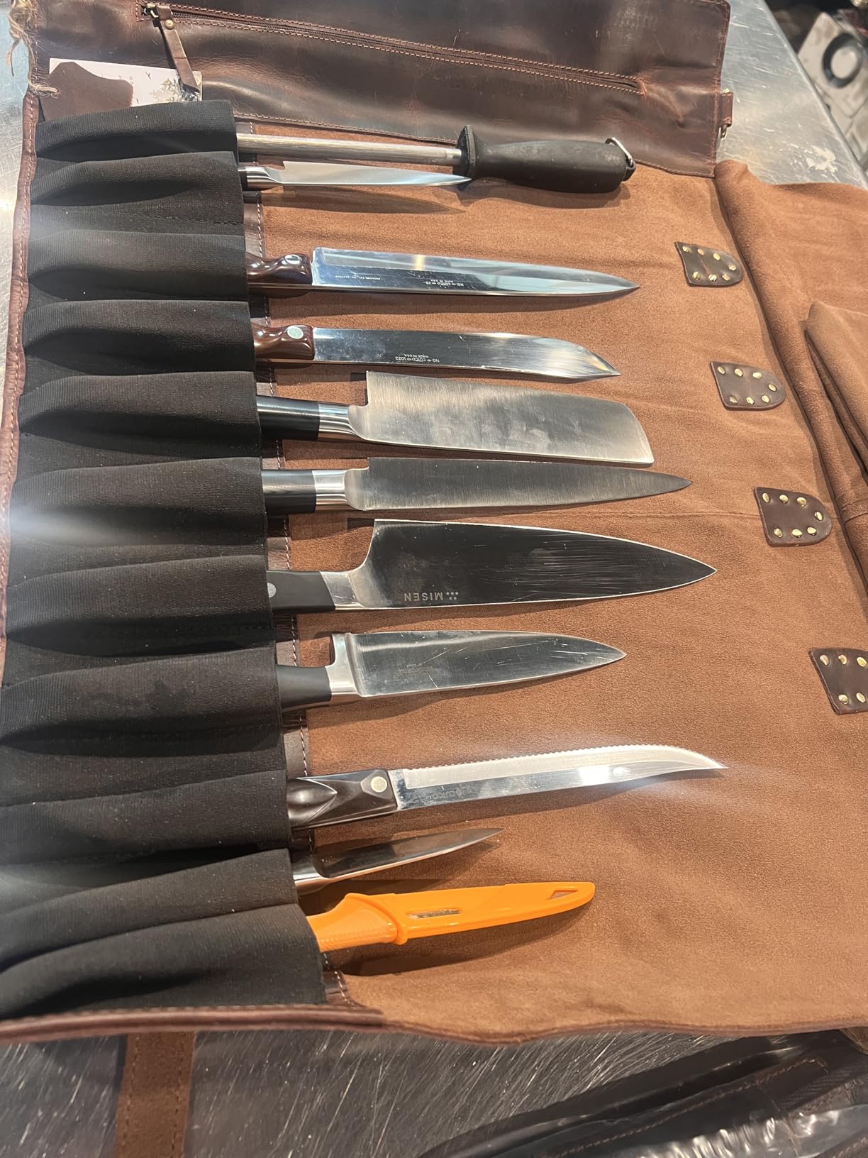 Rustic Town Genuine Leather Chef Knife Roll All Purpose Chef Roll customer photo 1