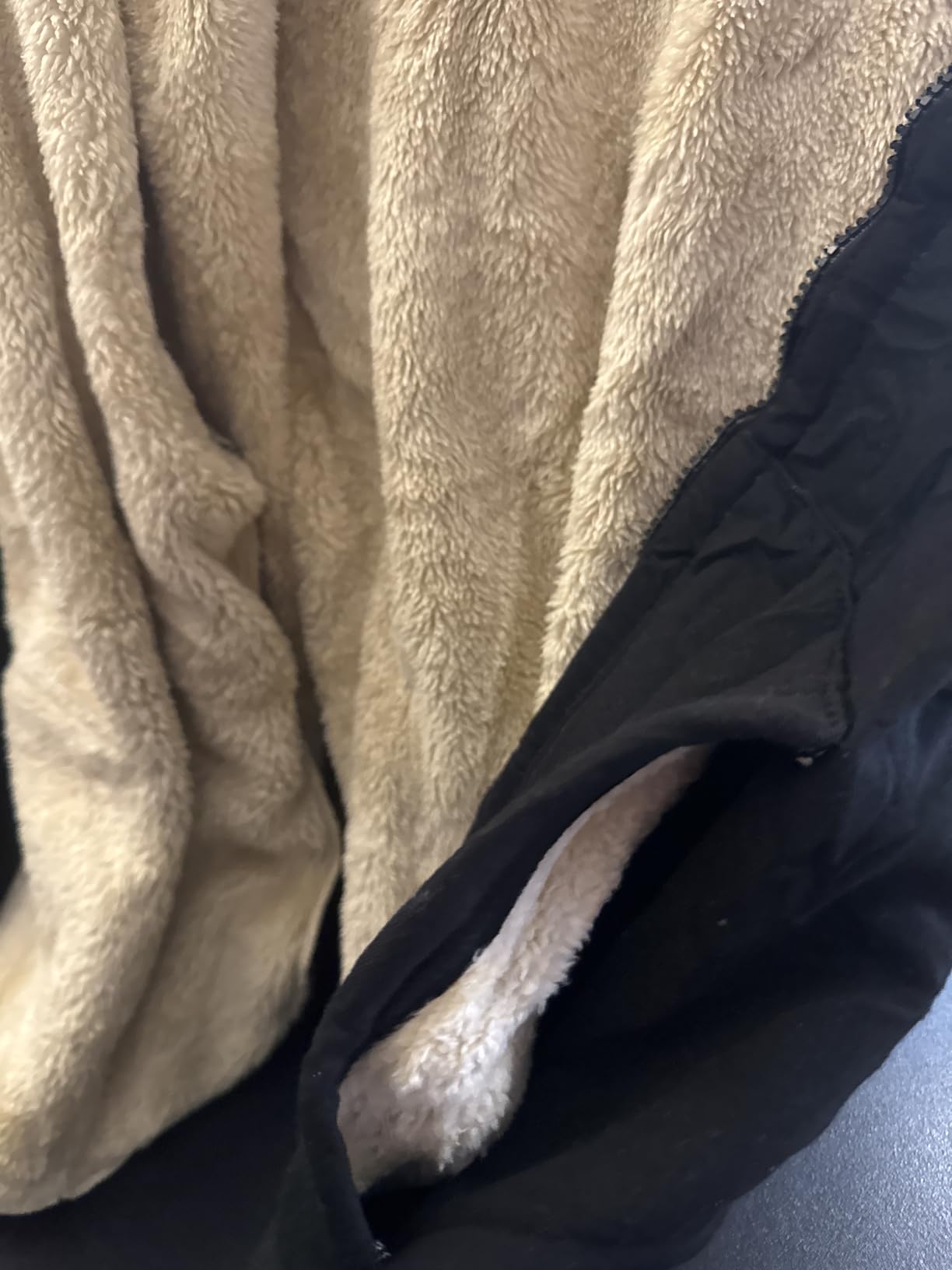 Women’s Casual Full Zip Up Sherpa Lined Hoodie Sweatshirt Jacket Coat customer photo 2