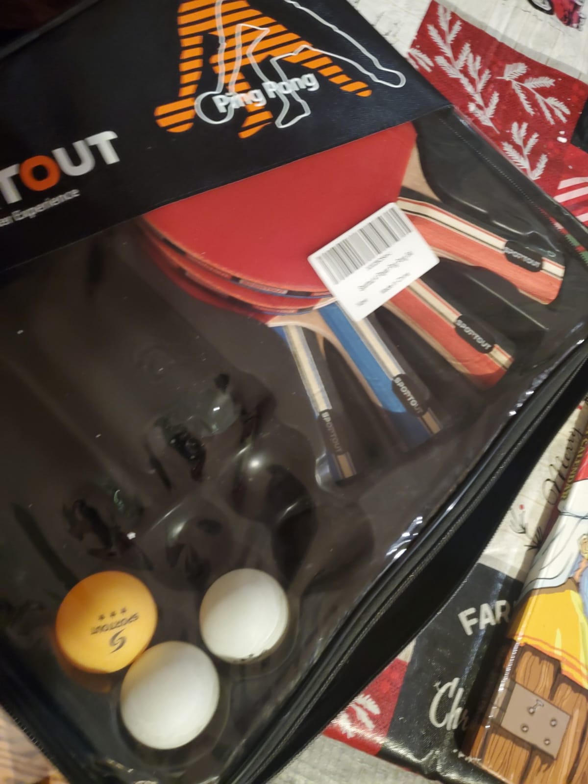 Sportout Ping Pong Paddles Sets-Portable Table Tennis Paddle with Balls, Storage Case Premium Table Tennis Racket for Indoor & Outdoor Games customer photo 1