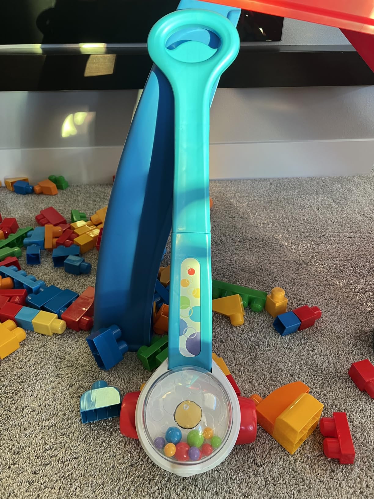 Fisher-Price Corn Popper, Blue Push-Along Toy customer photo 1