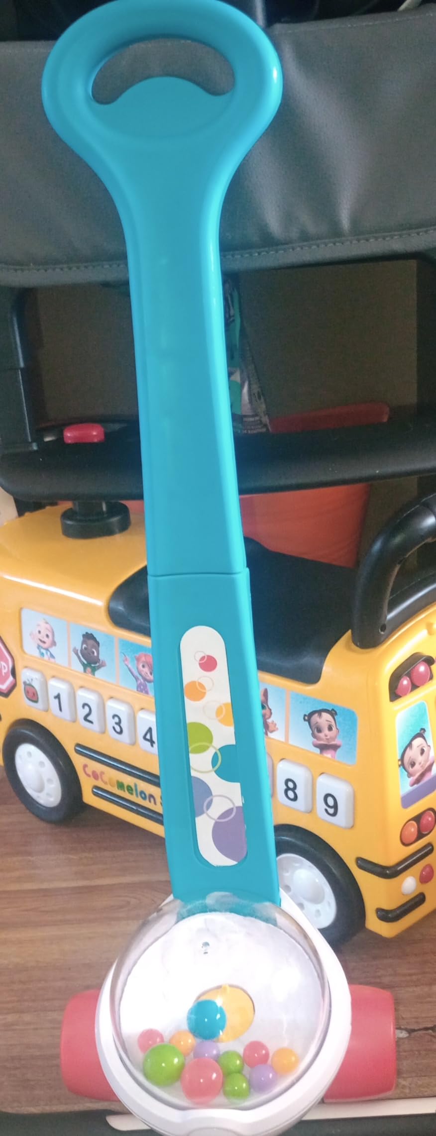 Fisher-Price Corn Popper, Blue Push-Along Toy customer photo 2