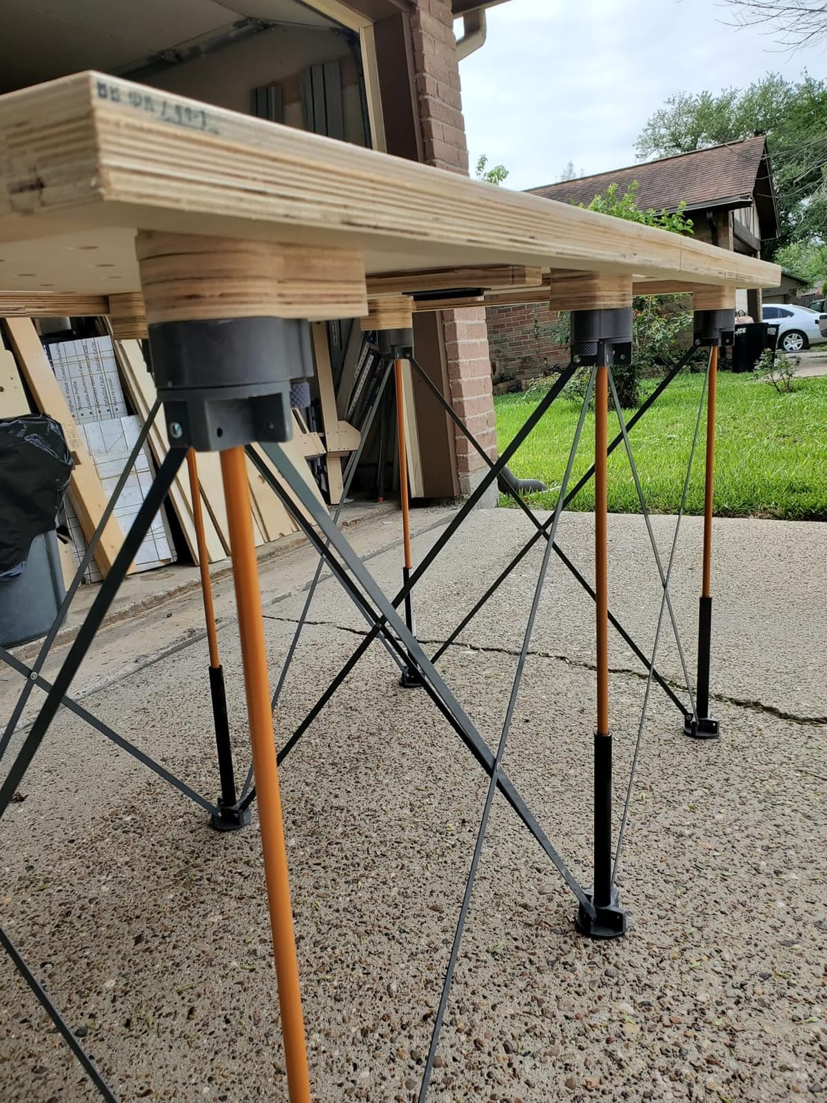 BORA Centipede Folding Work Table 4x8 ft Portable Workbench for Garage customer photo 2