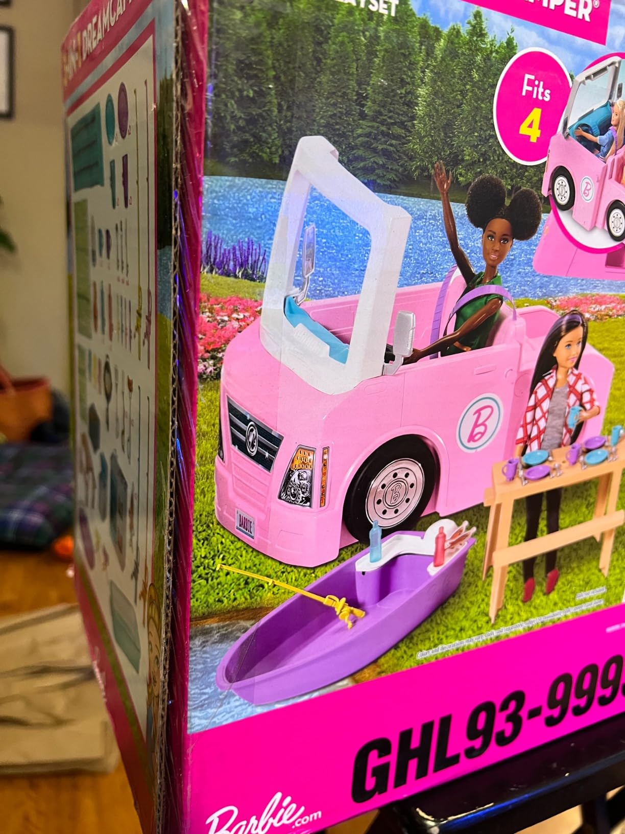 Barbie 3-in-1 DreamCamper Vehicle, Approx. 3-ft, Transforming Camper with Pool, Truck, Boat and 60 Accessories, Makes a Great Gift for 3 to 7 Year Olds customer photo 1