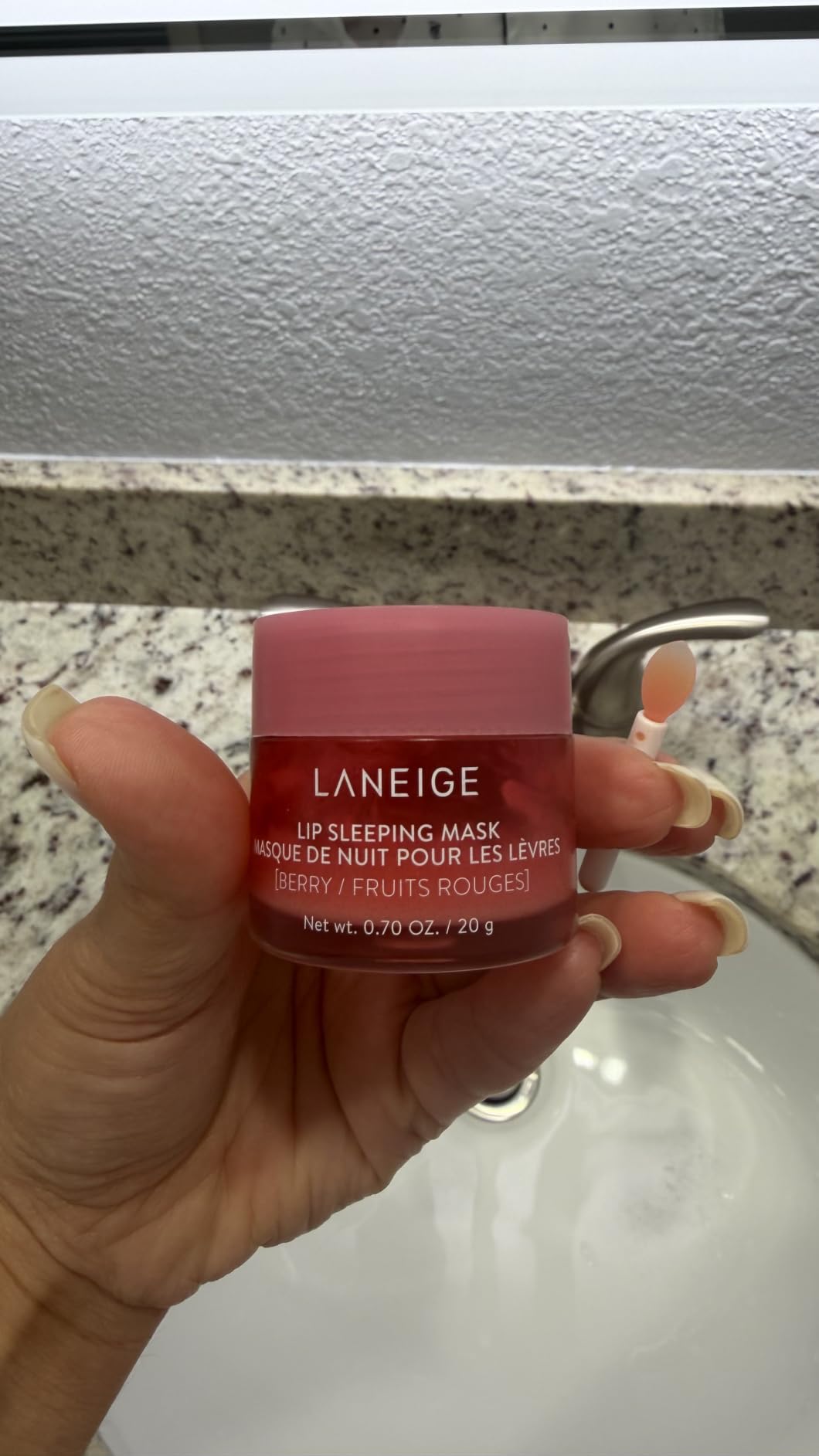 LANEIGE Lip Sleeping Mask: Korean Overnight Treatment For Dry Lips | Hydrating & Nourishing Overnight Lip Treatment Mask with Vitamin C, Shea & Murumuru Seed Butter customer photo 2