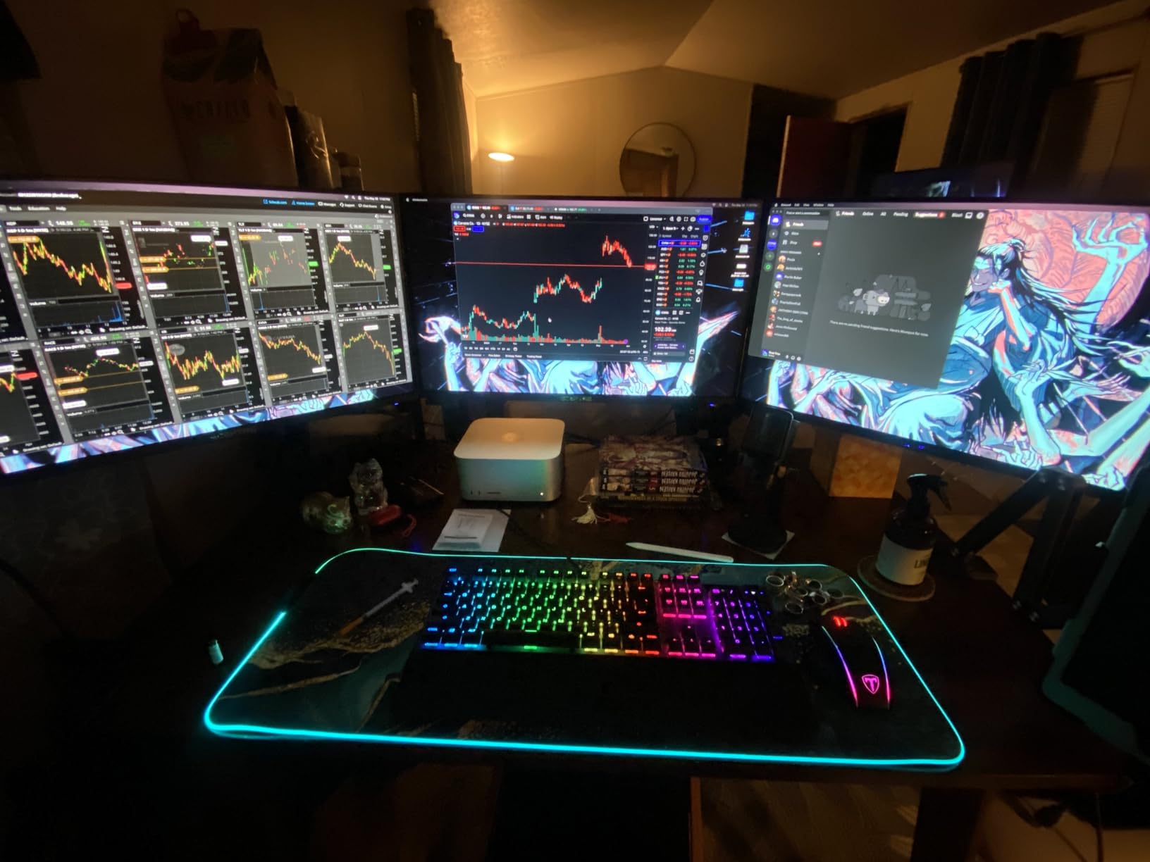 SteelSeries USB Apex 5 Hybrid Mechanical Gaming Keyboard – Per-Key RGB Illumination – Aircraft Grade Aluminum Alloy Frame – OLED Smart Display (Hybrid Blue Switch) customer photo 2