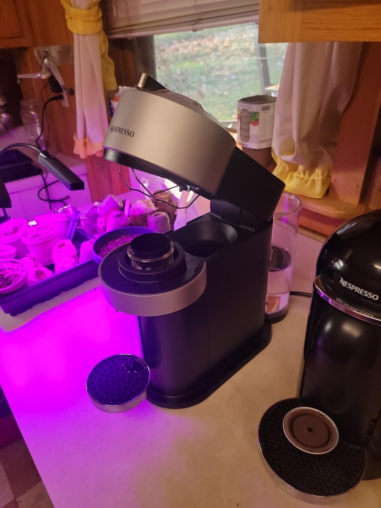 Nespresso Vertuo Next Coffee & Espresso Maker by Breville, Light Grey customer photo 2