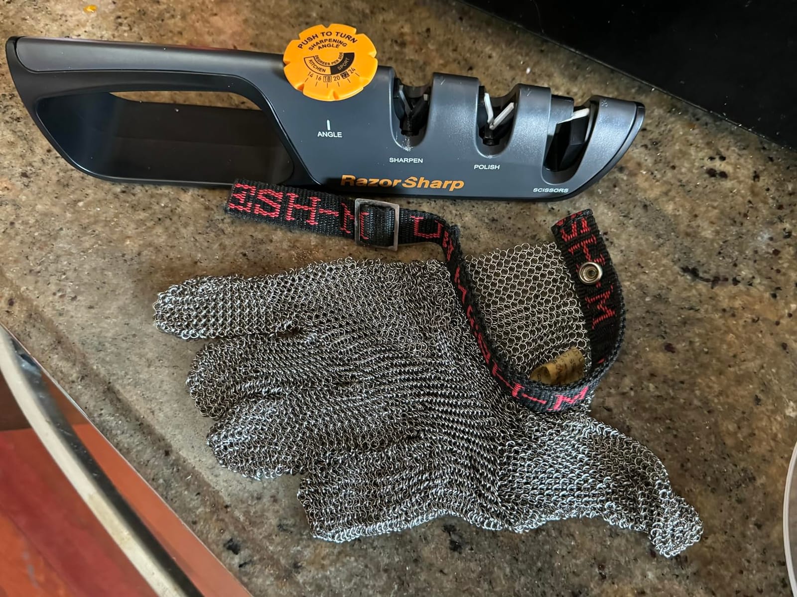 RazorSharp™ Knife & Scissor Sharpener | Adjustable 14-24 Degree Angle Guide customer photo 2