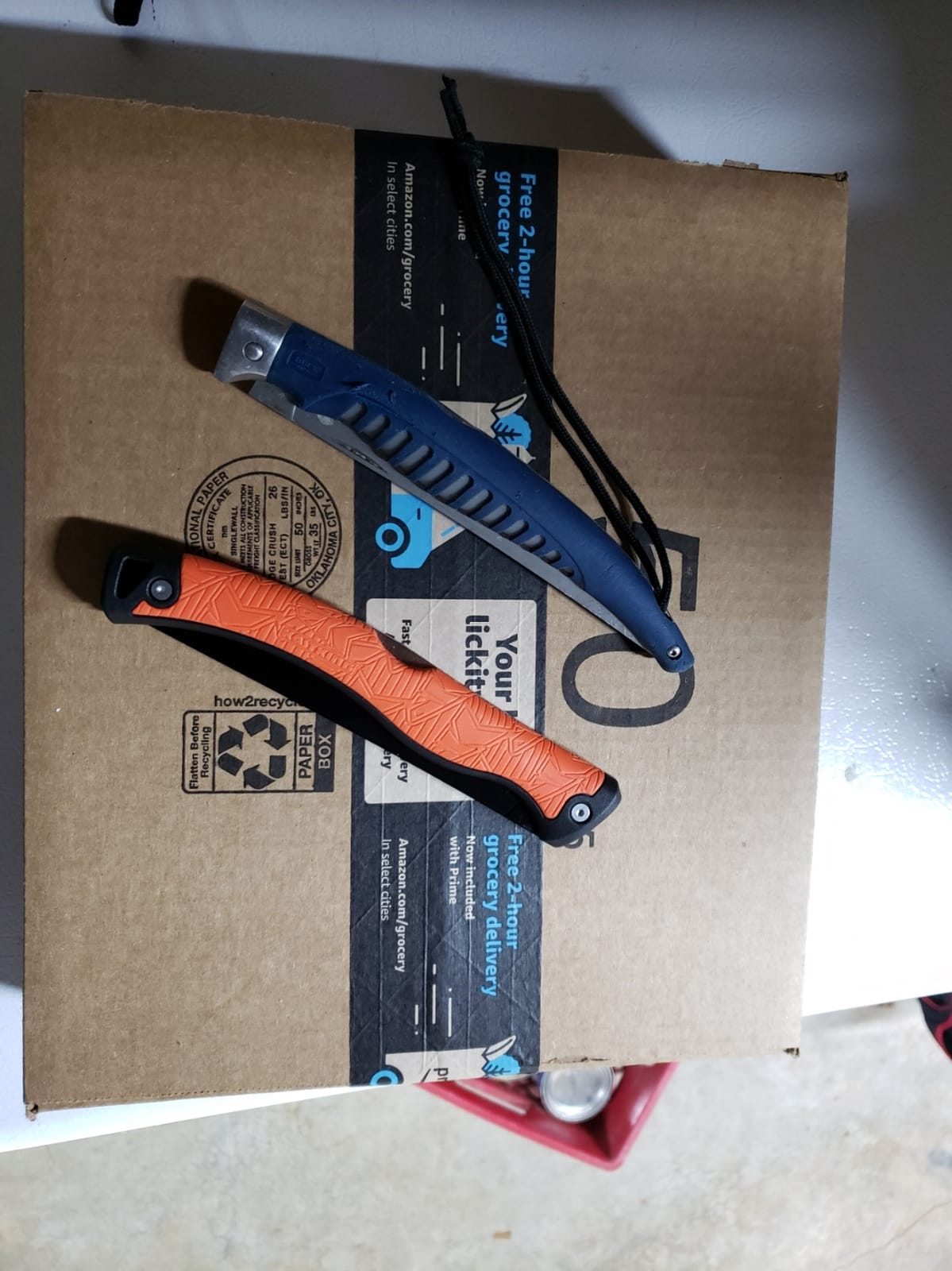 KastKing Folding Fillet/Fishing/Camping/Hunting Knife, Orange customer photo 2