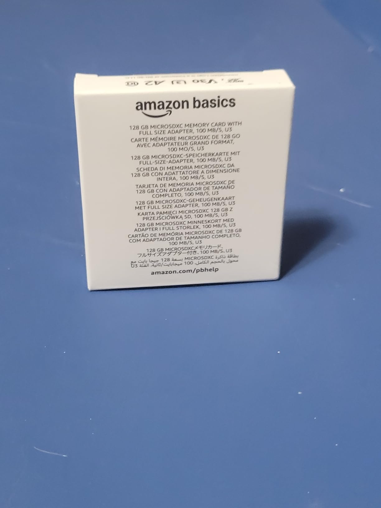 Amazon Basics microSDXC Memory Card with Full Size Adapter, A2, U3, Read Speed up to 100 MB/s, 128GB, Black customer photo 2