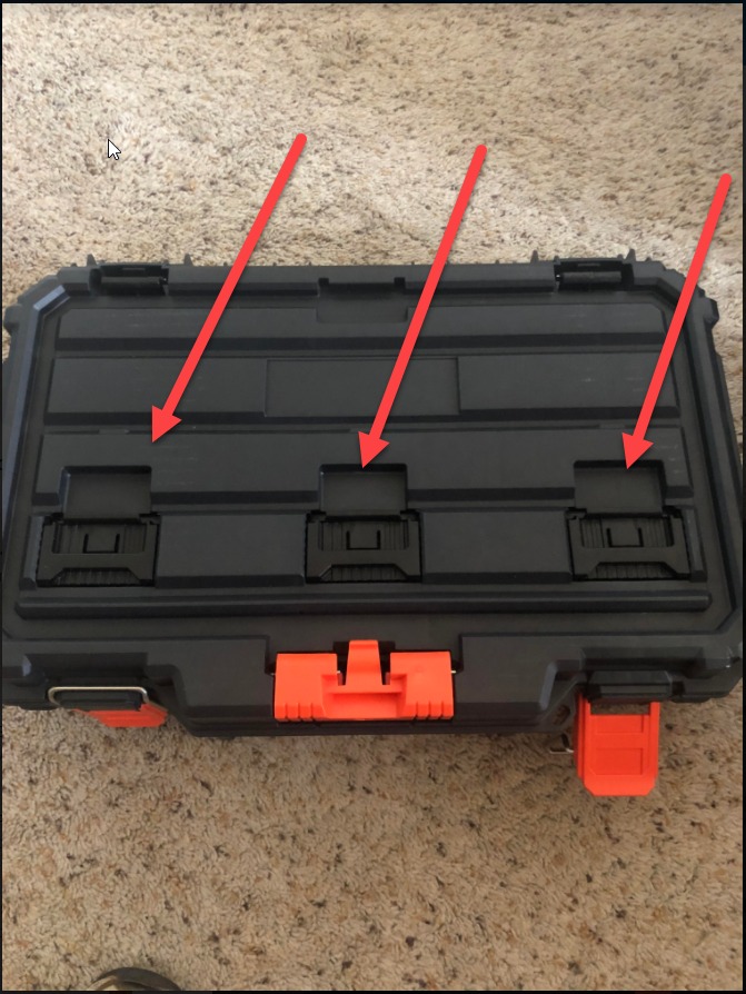 beyond by BLACK+DECKER BLACK+DECKER BDST60500APB Stackable Storage System - 3 Piece Set (Small, Deep Toolbox, and Rolling Tote) customer photo 2