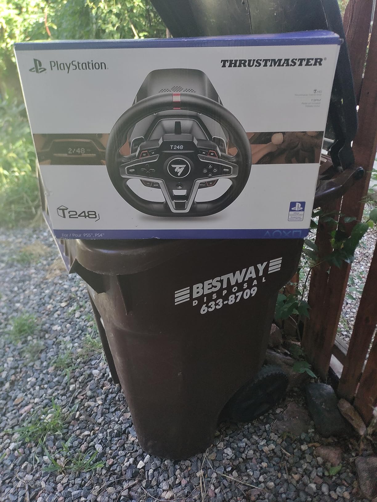 Thrustmaster T248P Force Feedback Racing Wheel (compatible w/ PS5, PS5 Pro, PS4 & PC) customer photo 1