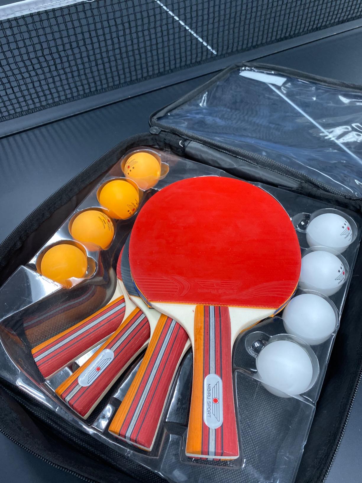 Ping Pong Paddle Set with Rackets, Balls & Carry Case for Table Tennis customer photo 1