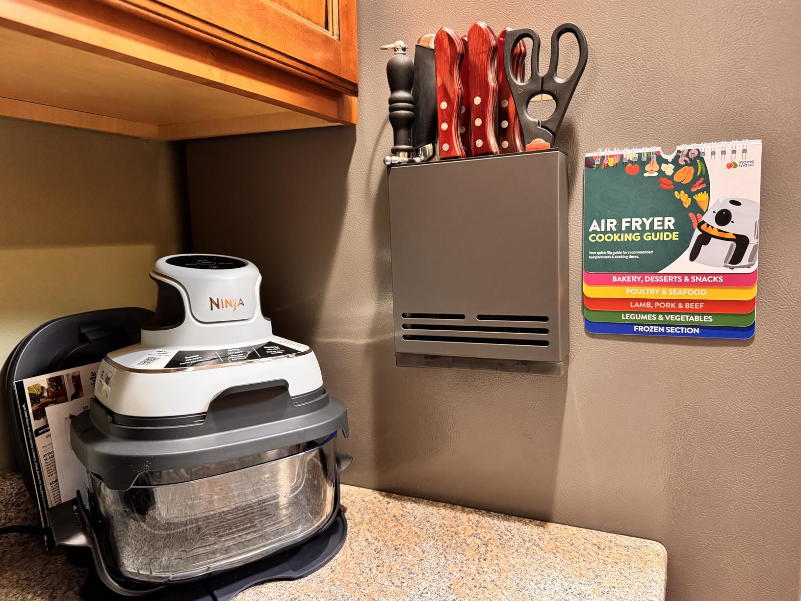 Air Fryer Cheat Sheet Magnets Booklet - Cooking Times Guide & Cookbook customer photo 1