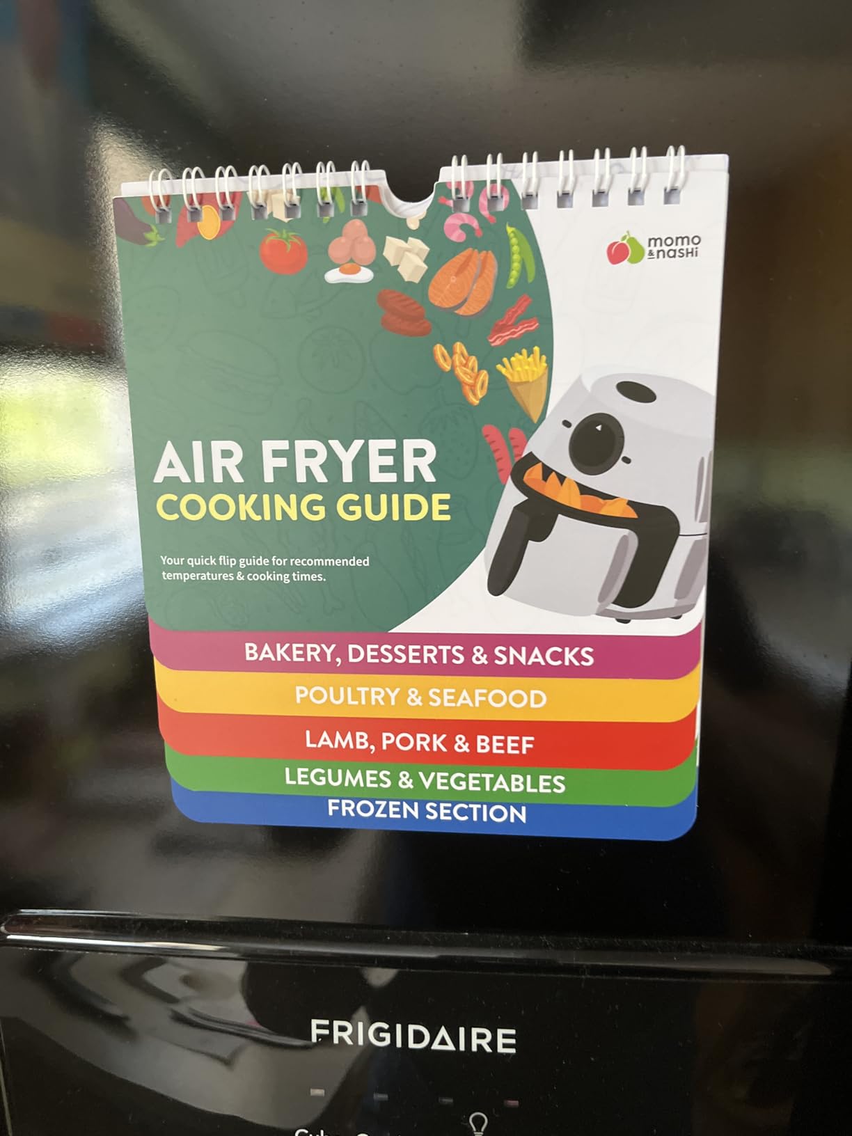 Air Fryer Cheat Sheet Magnets Booklet - Cooking Times Guide & Cookbook customer photo 2