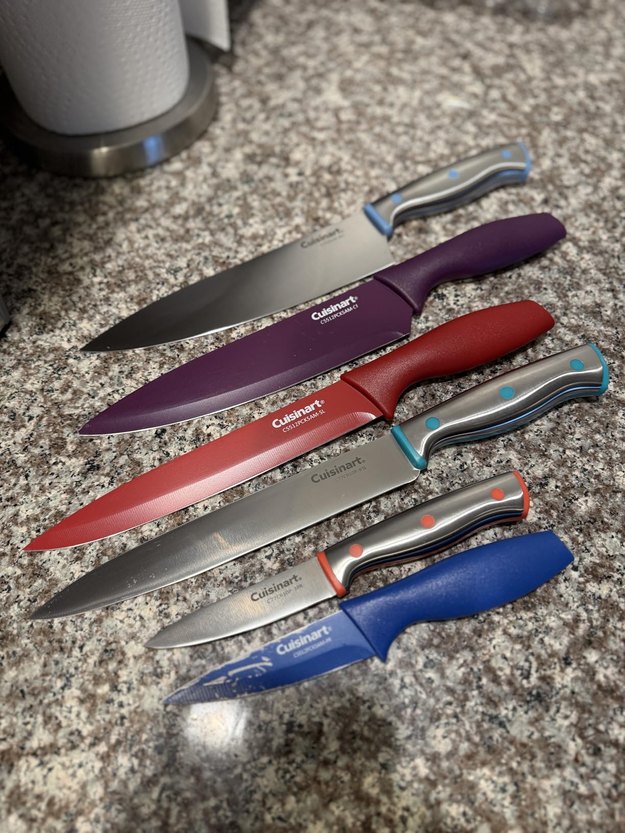 Cuisinart C77CR-10P 10pc Stainless Steel ColorCore™ Color Rivet Set with Blade Guards customer photo 1