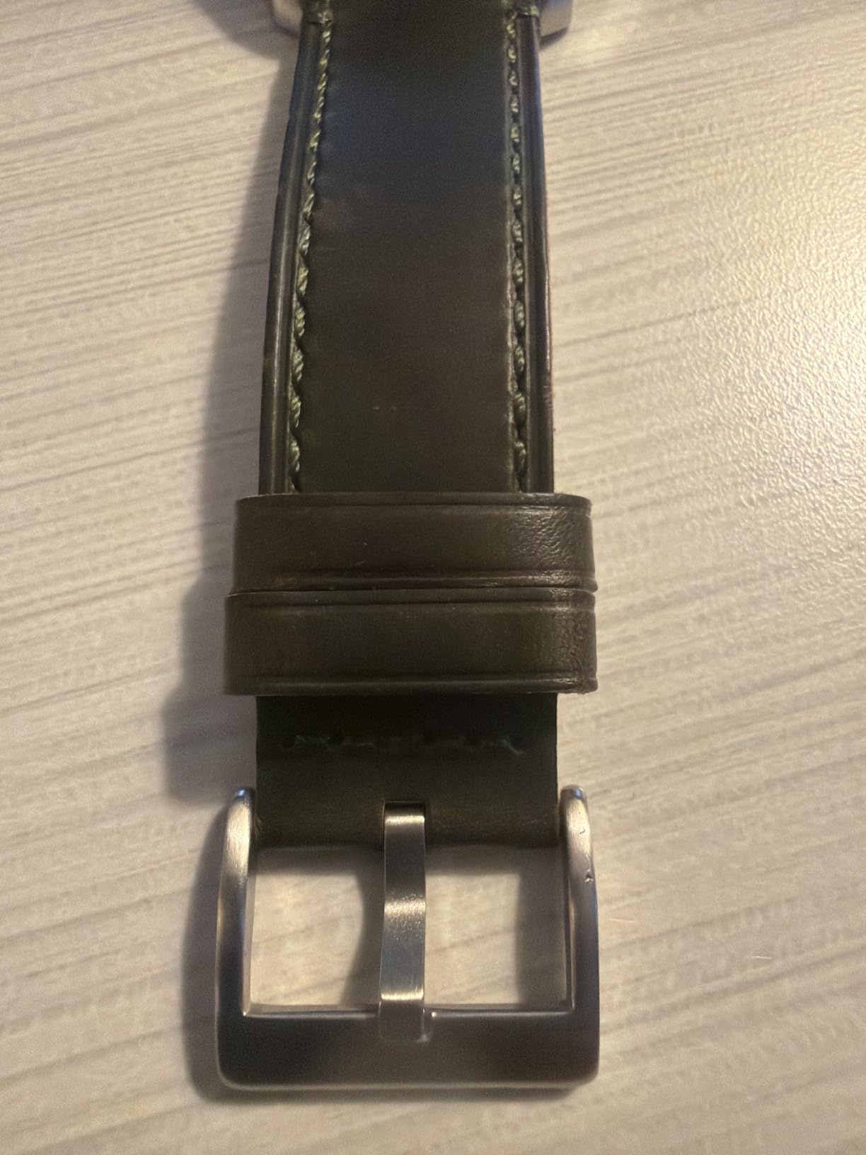 hemsut h Leather Watch Bands for Men, Horween Quick Release Leather Watch Strap Vintage Watch Replacement Wrap of 18mm, 20mm, 22mm customer photo 1