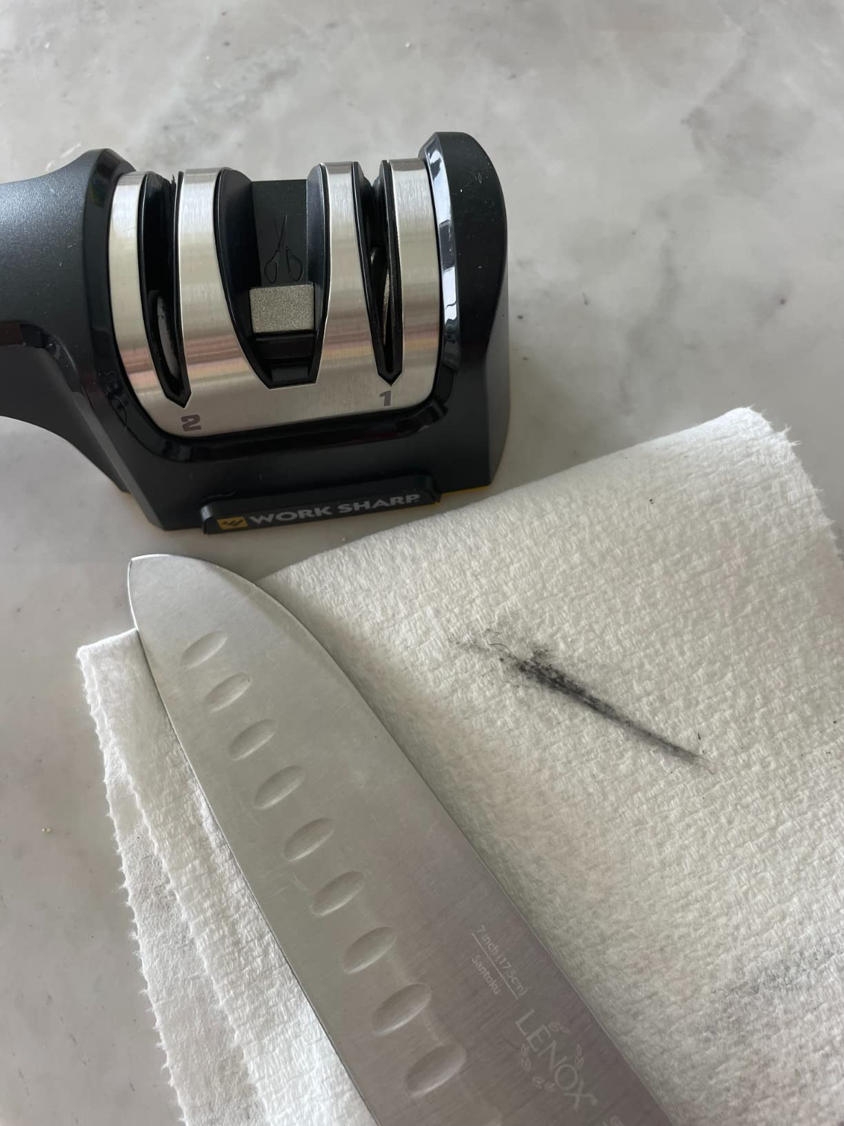 Work Sharp Pull Through Kitchen Knife Sharpener customer photo 1