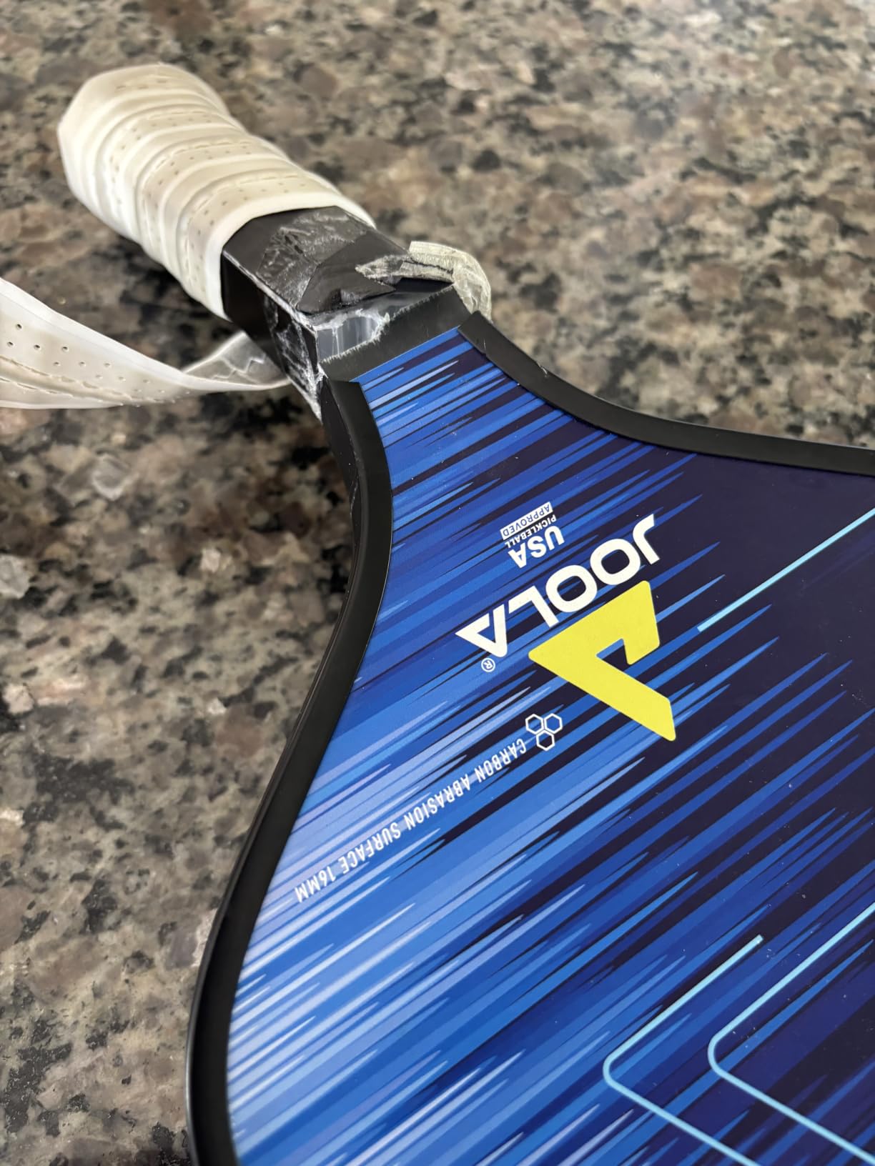 JOOLA Ben Johns Hyperion Pickleball Paddle - Select Raw Carbon Surface or Carbon Abrasion Surface for Increased Power and Spin - Elongated Grip Handle - Carbon Fiber Pickleball Paddle - USAP Approved customer photo 2