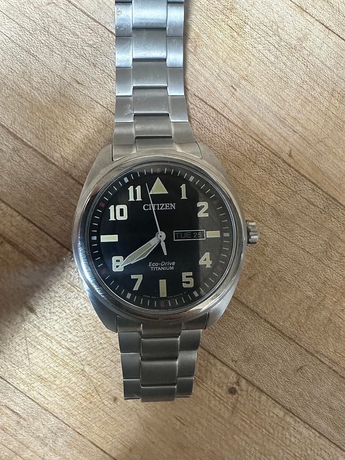 Citizen Men's Eco-Drive Weekender Garrison Field Watch in Super Titanium customer photo 2