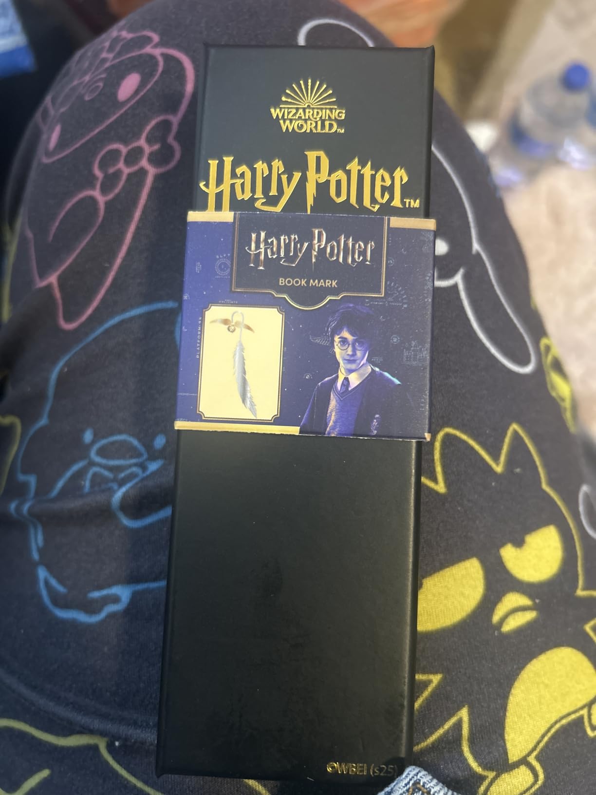 Harry Potter Metal Bookmark with Hanging Charm Golden Snitch Hogwarts Reading Gifts Christmas Stocking Stuffers Book Lovers Gift Box customer photo 1