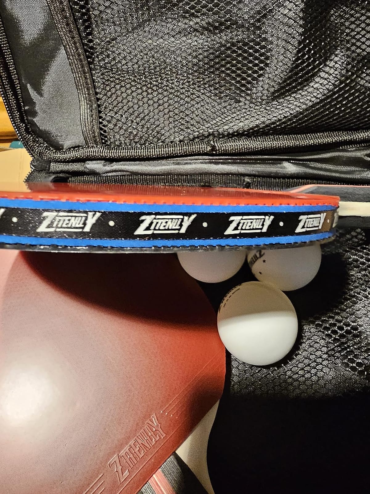 Ping Pong Paddles with Balls - Better Control & Sticky Inverted Rubber - Table Tennis Paddles Set for Indoor & Outdoor Games customer photo 1
