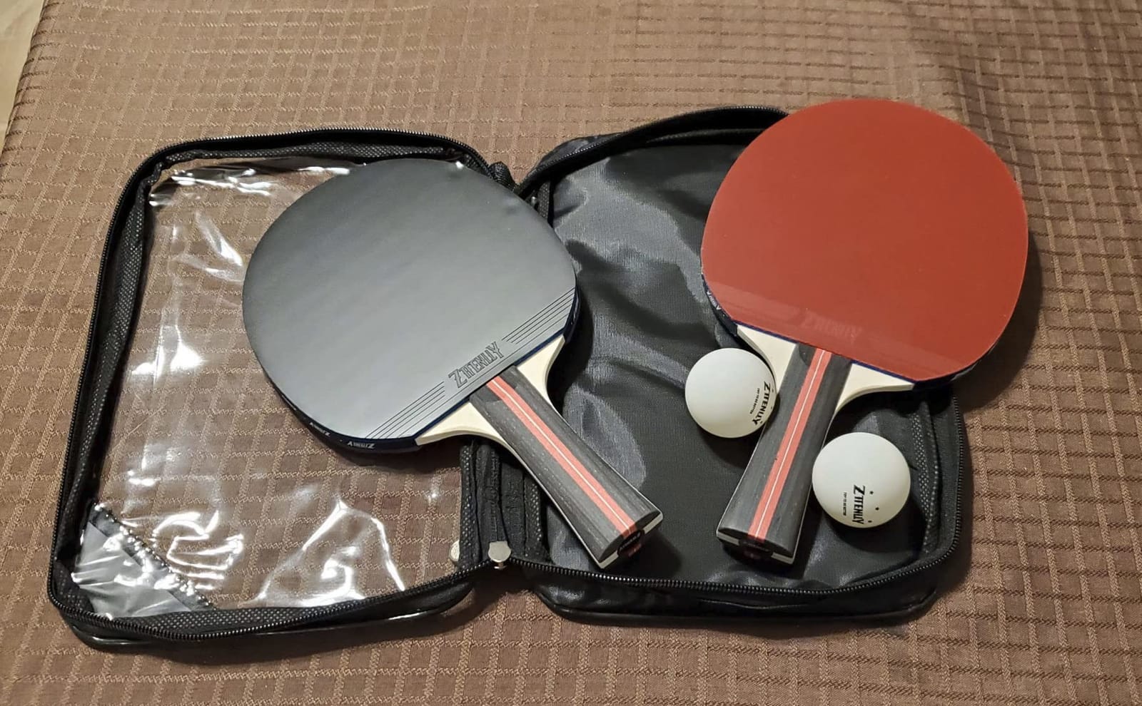 Ping Pong Paddles with Balls - Better Control & Sticky Inverted Rubber - Table Tennis Paddles Set for Indoor & Outdoor Games customer photo 2