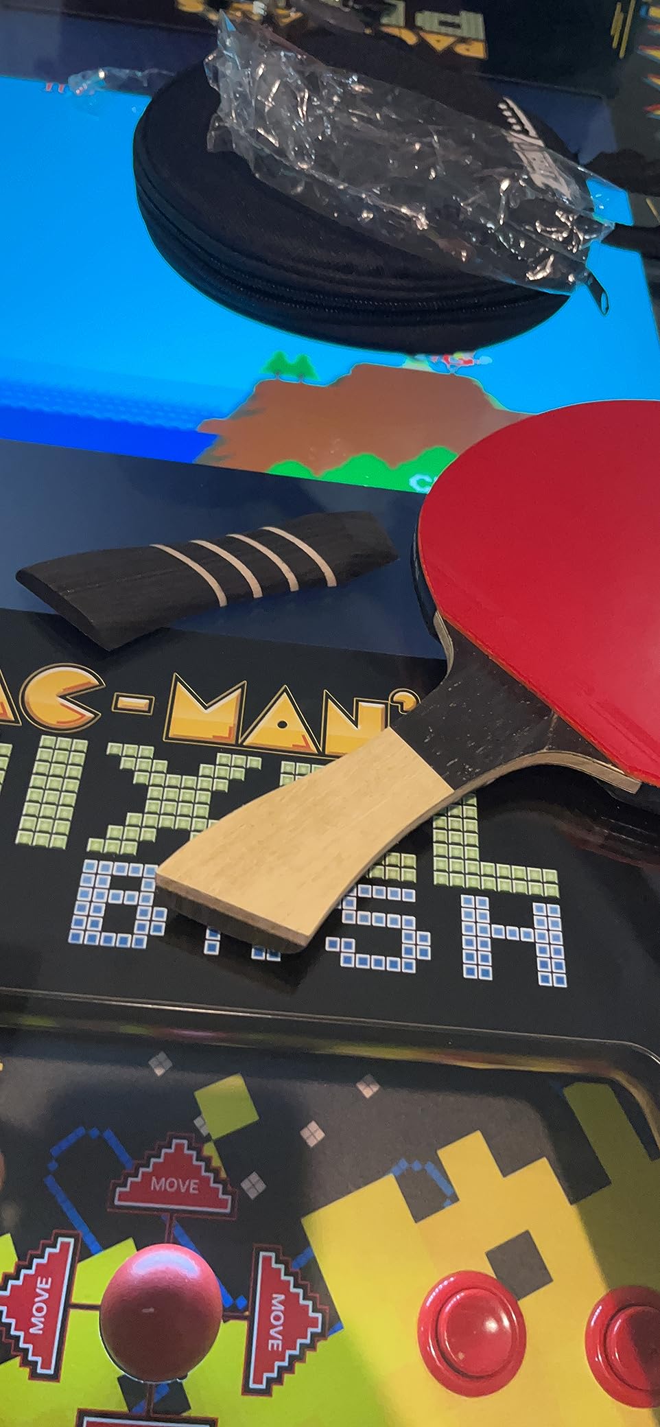 The Peace Maker ALC - Professional Ping Pong Paddle - Carbon Fiber Table Tennis Racket Producing Maximum Spin & Control for All Levels - Hard Carry Case & Ergonomic Handle. customer photo 2