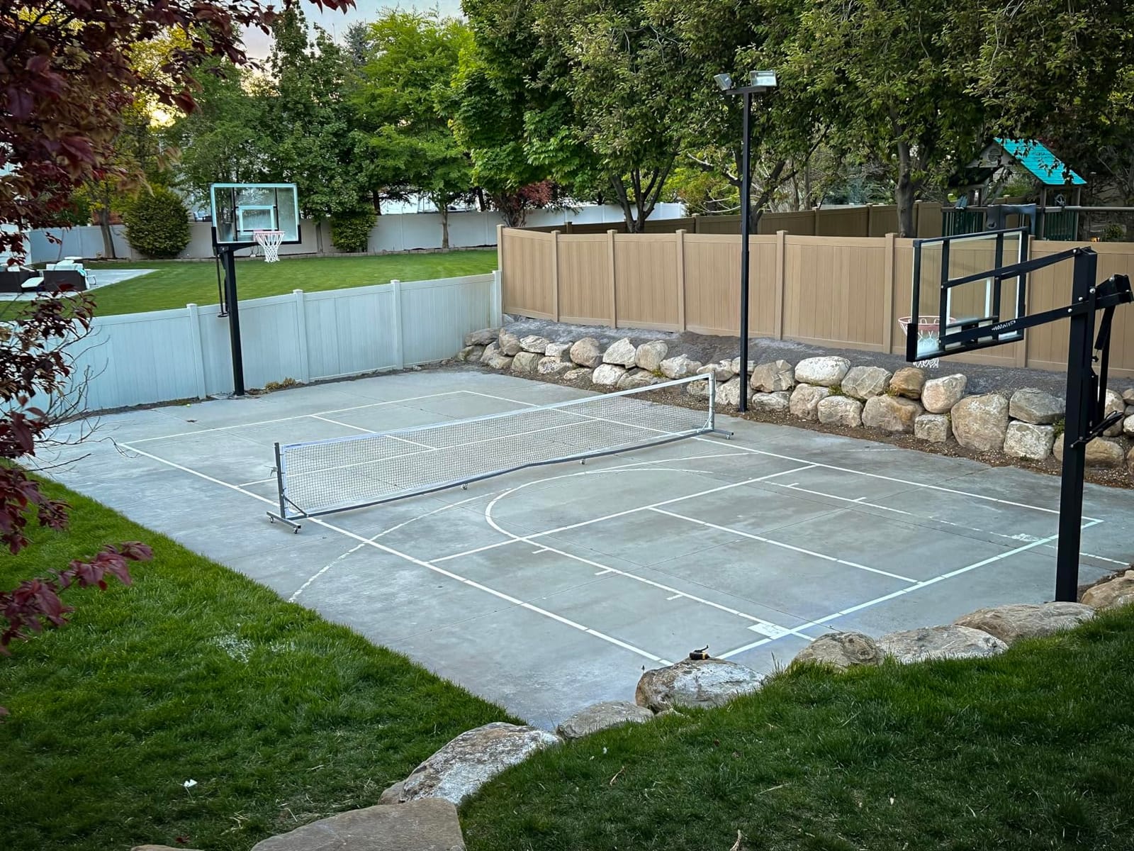 A11N SPORTS Pro Pickleball Net with Wheels, 22 FT Regulation Size customer photo 1