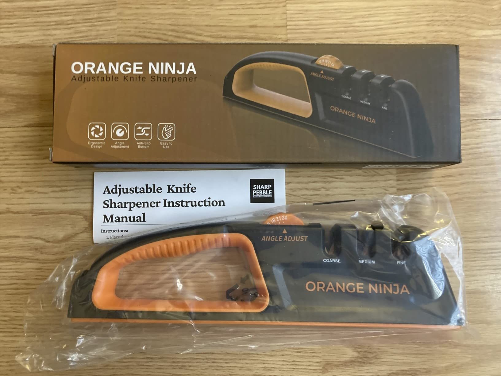 5 Precision Adjust Knife Sharpener- 3-Stage Premium Kitchen Knife Sharpener customer photo 1