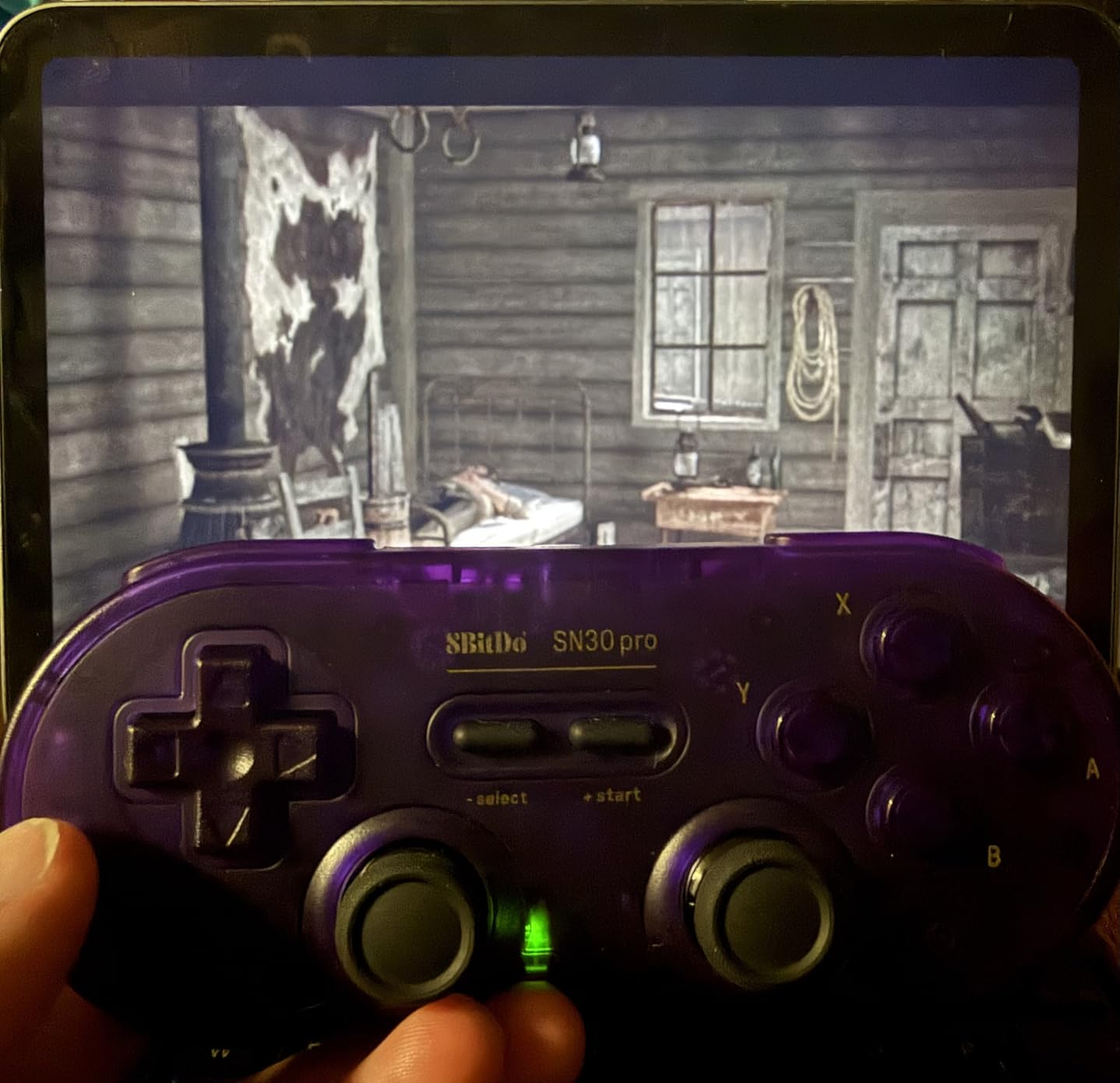 8Bitdo SN30 Pro Bluetooth Controller, Hall Effect Joystick (Crystal Purple) customer photo 2