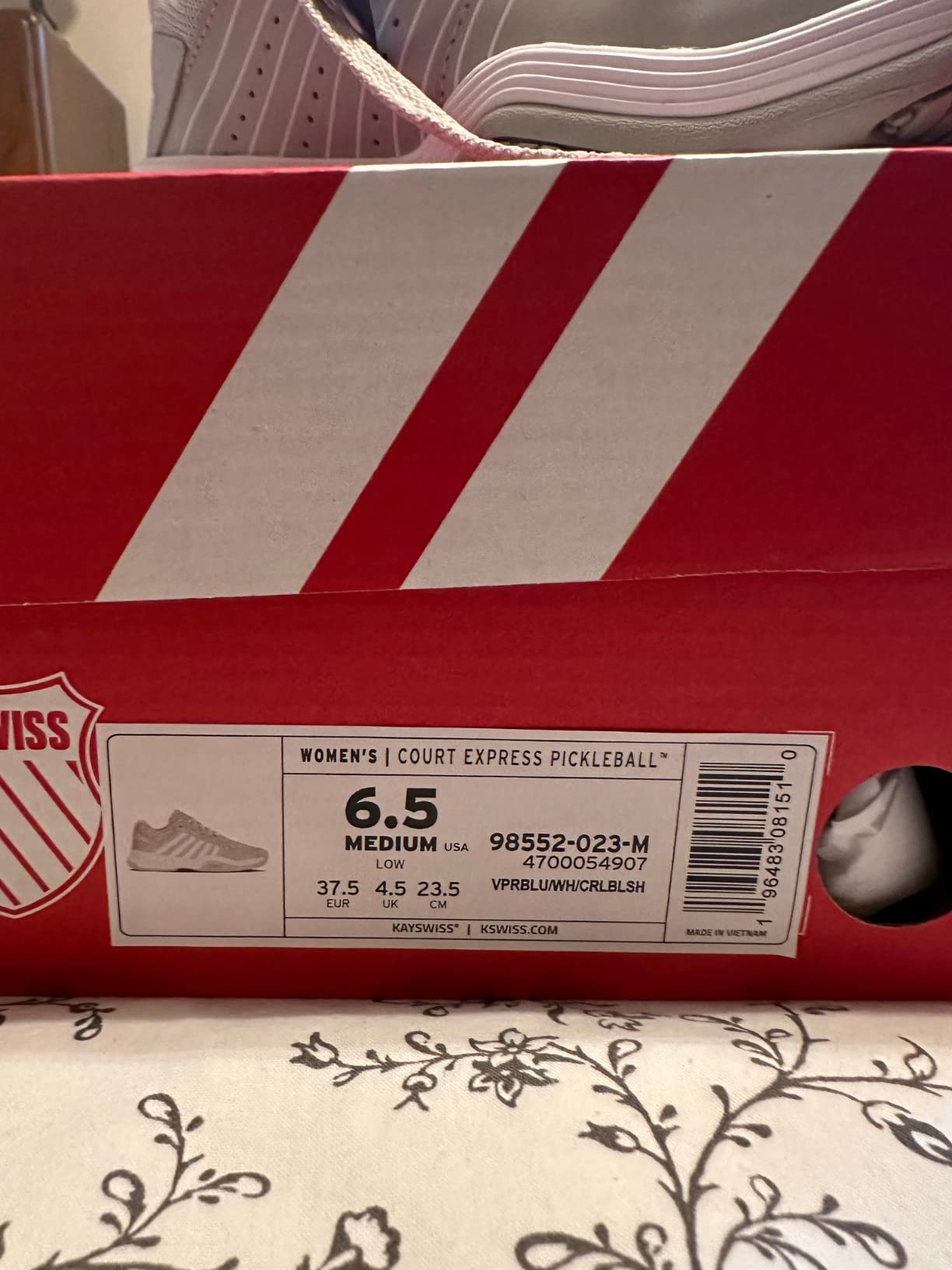 K-Swiss Women's Court Express Pickleball Shoe customer photo 2