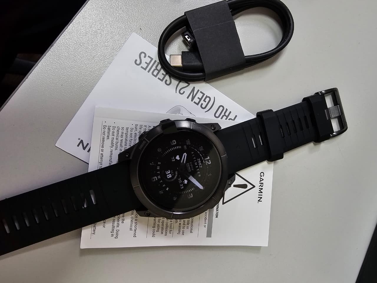 Garmin epix Pro (Gen 2) Sapphire, High Performance Smartwatch, 47mm, Black customer photo 1