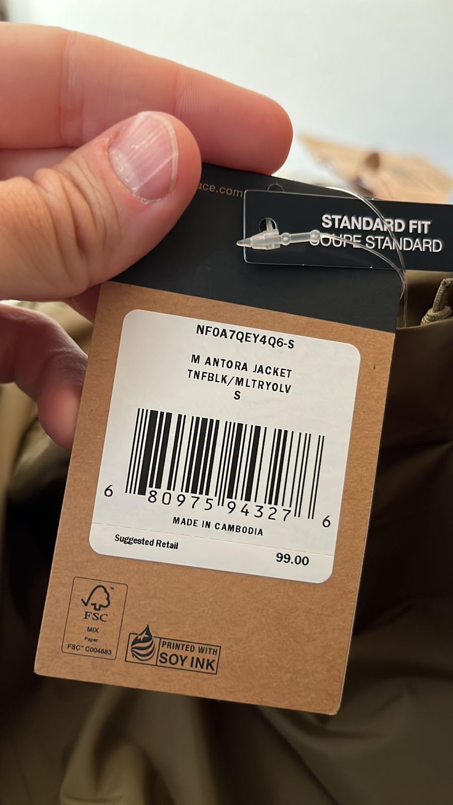 THE NORTH FACE Men's Antora Triclimate Jacket | Waterproof Shell, Warm Inner Fleece Layer, Adjustable 3 Piece Hood customer photo 2