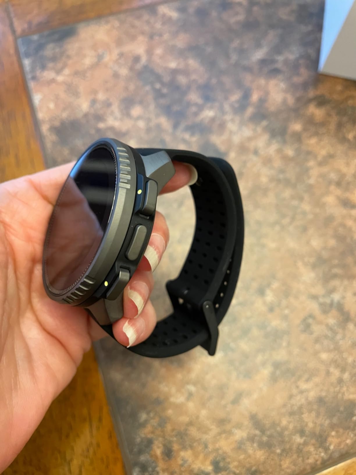 SUUNTO Vertical GPS Sports Watch, Solar Charging 95+ Sports, Sand Ti customer photo 2