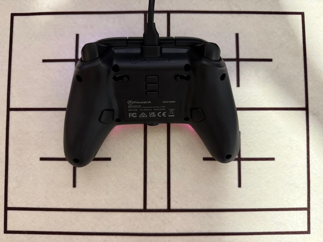 PowerA Advantage Wired Controller for Xbox Series X|S with Lumectra - Black, gamepad, wired video game controller, gaming controller, works with Xbox One and Windows 10/11, officially licensed customer photo 2