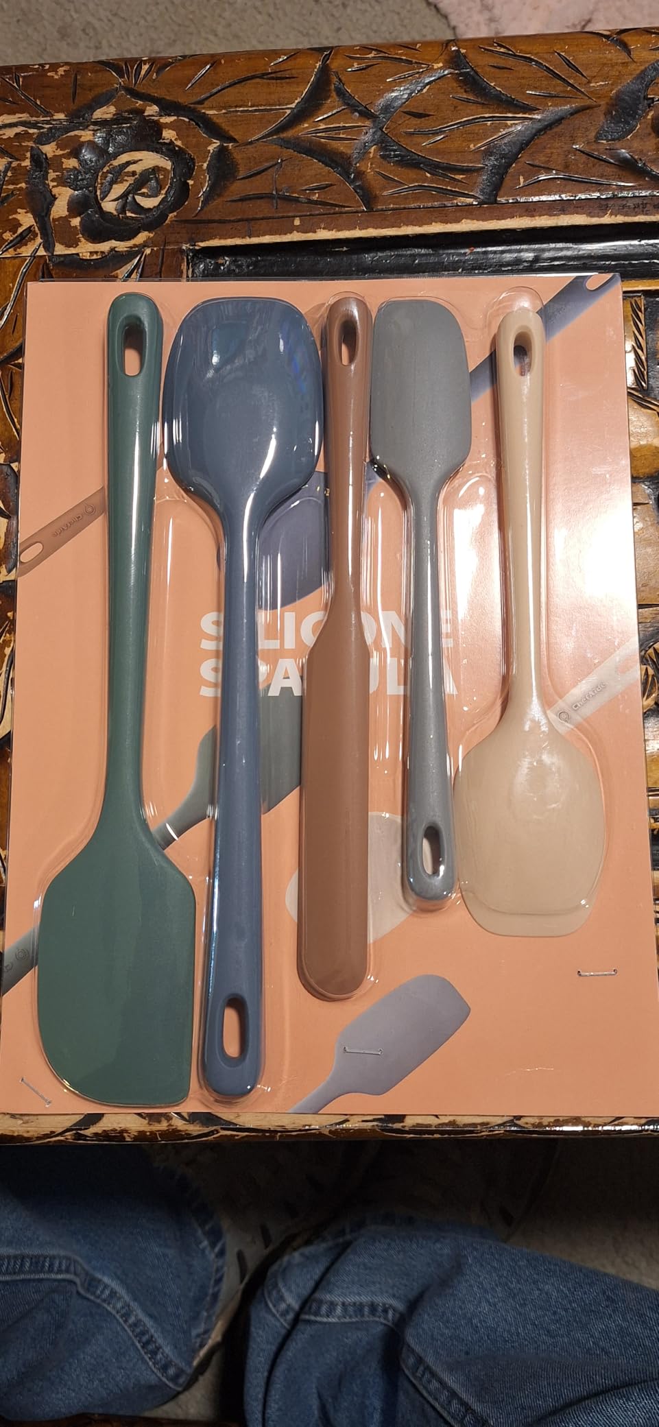 ChefAide 5 Pieces Silicone Spatulas Set, Heat Resistant Rubber Spatula customer photo 1