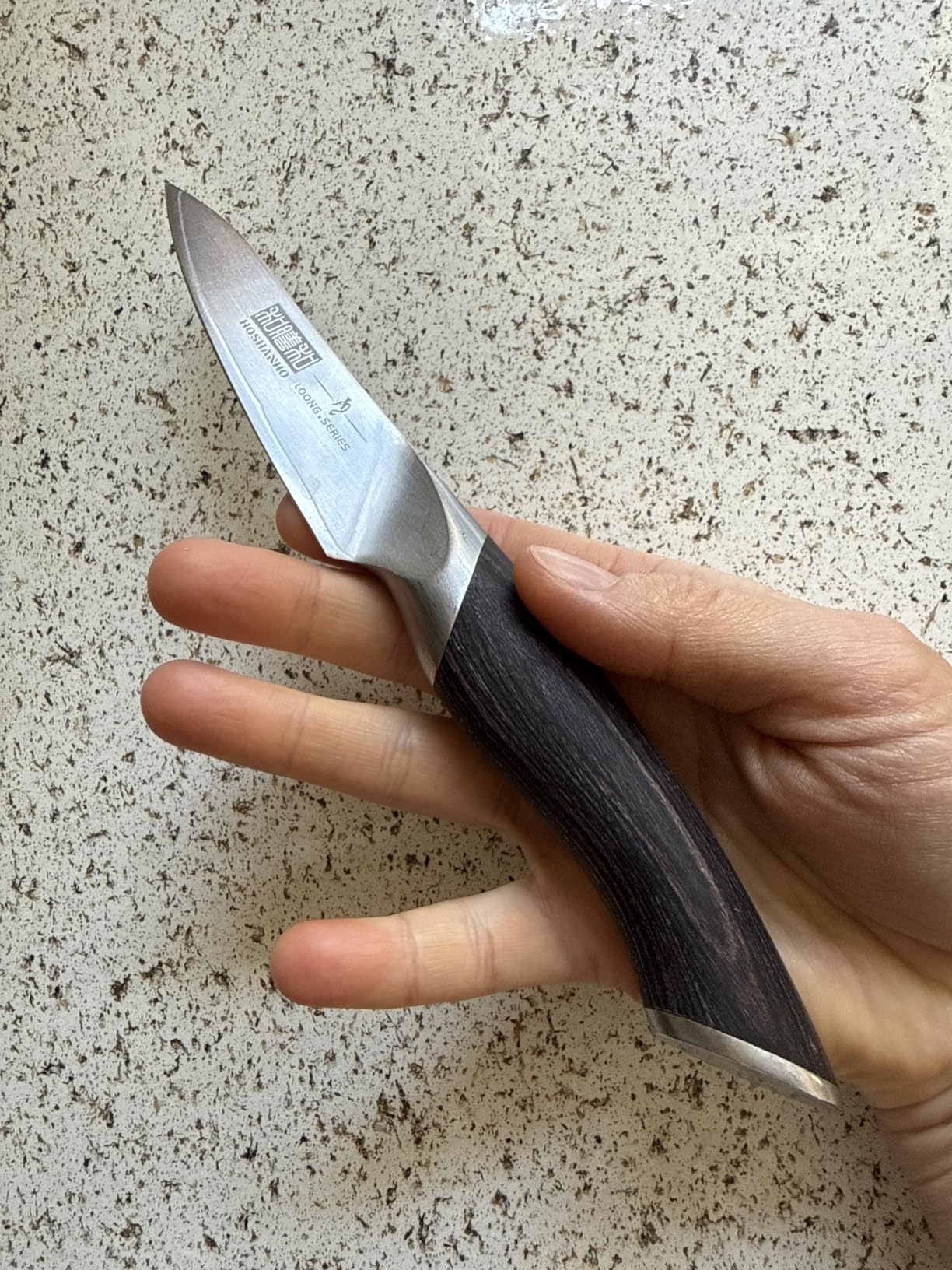 HOSHANHO 3.75 inch Paring Knife, Ultra Sharp Japanese Kitchen Fruit Knife customer photo 1