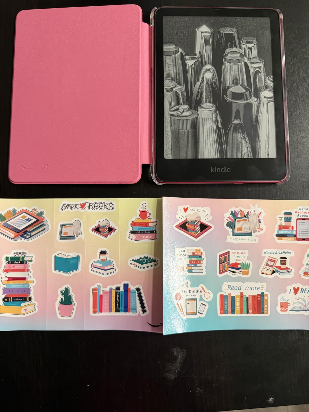 Amazon Kindle Paperwhite and Kindle Colorsoft Case, Lightweight and Water-Safe, Foldable Protective Cover - Fabric customer photo 2